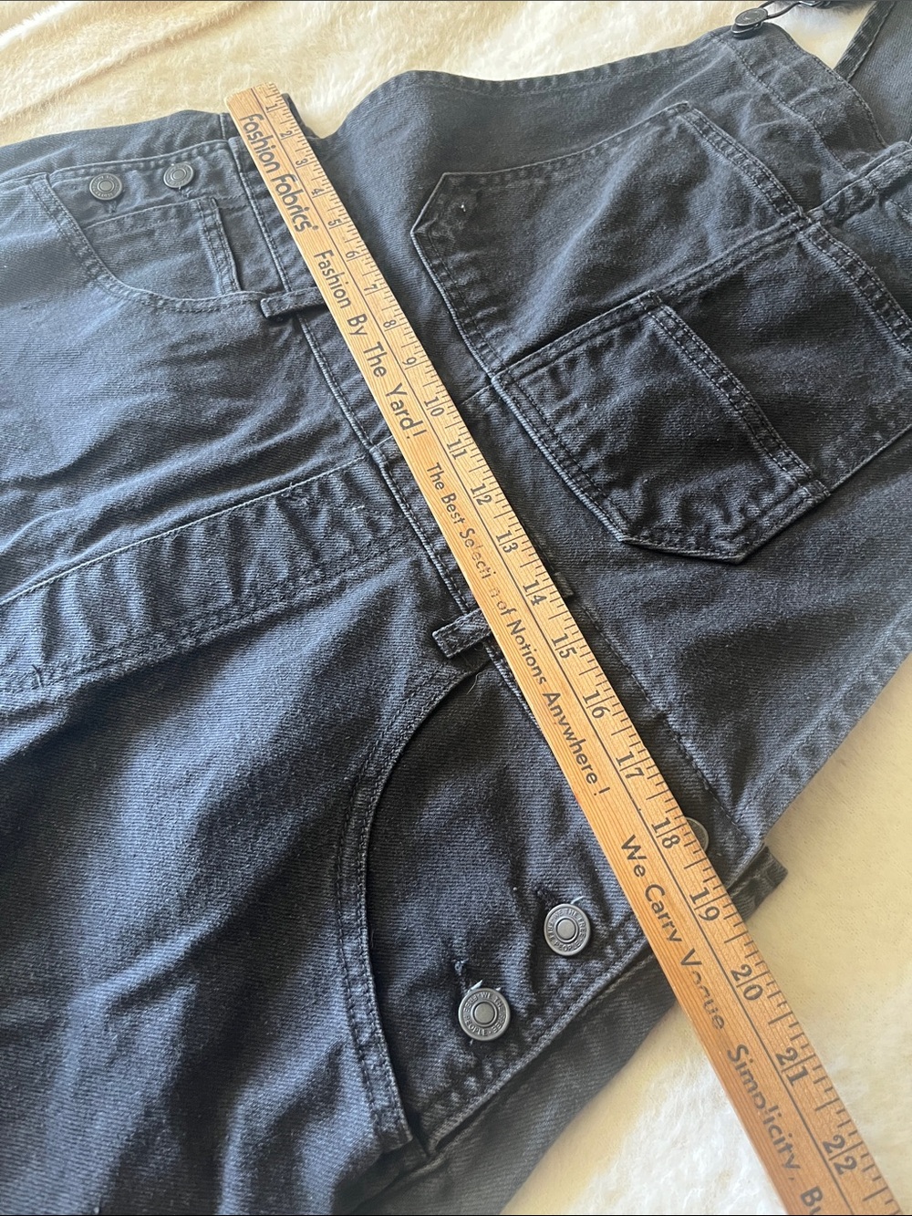 We The Free Ziggy Shortalls Black Denim Free People Short Overalls - Picture 7 of 15